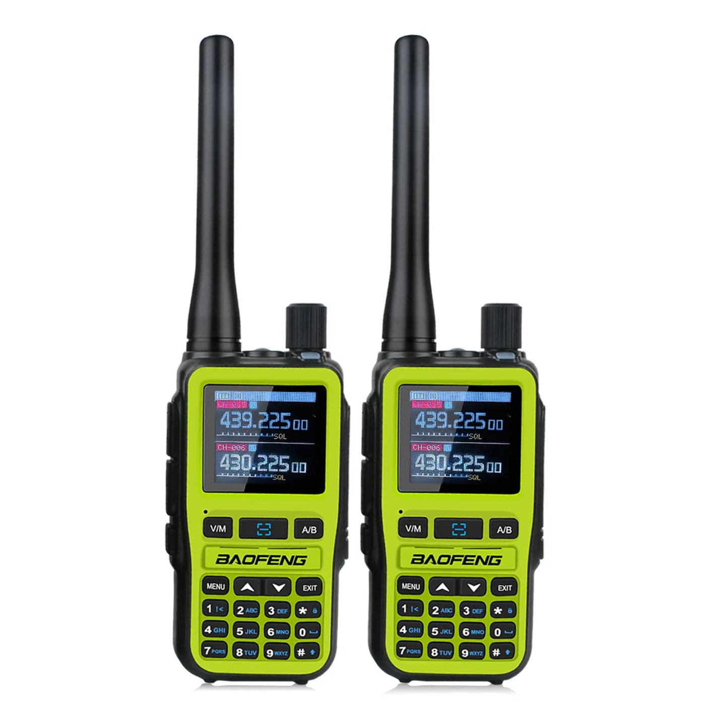 2PCS/Pack Baofeng UV-5R Mini Dual Band Dual PTT Walkie Talkie 5RMINI Air Band Rx 5W Compact VOX FM Amateur Radio Type-C Charge