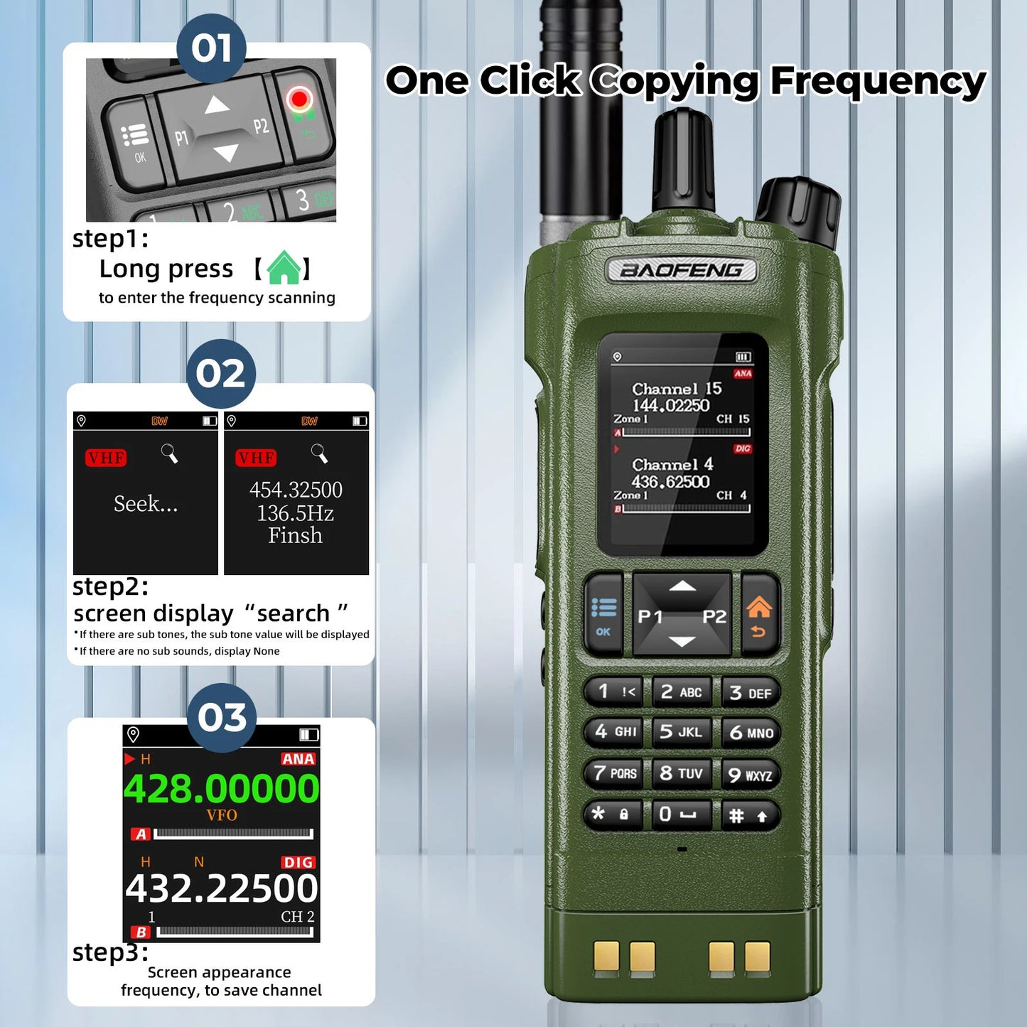 Aofeng's New DM-32UV Digital Walkie-Talkie, High-Power Car-Mounted Self-Driving Civilian Radio, Baofeng Handheld Device
