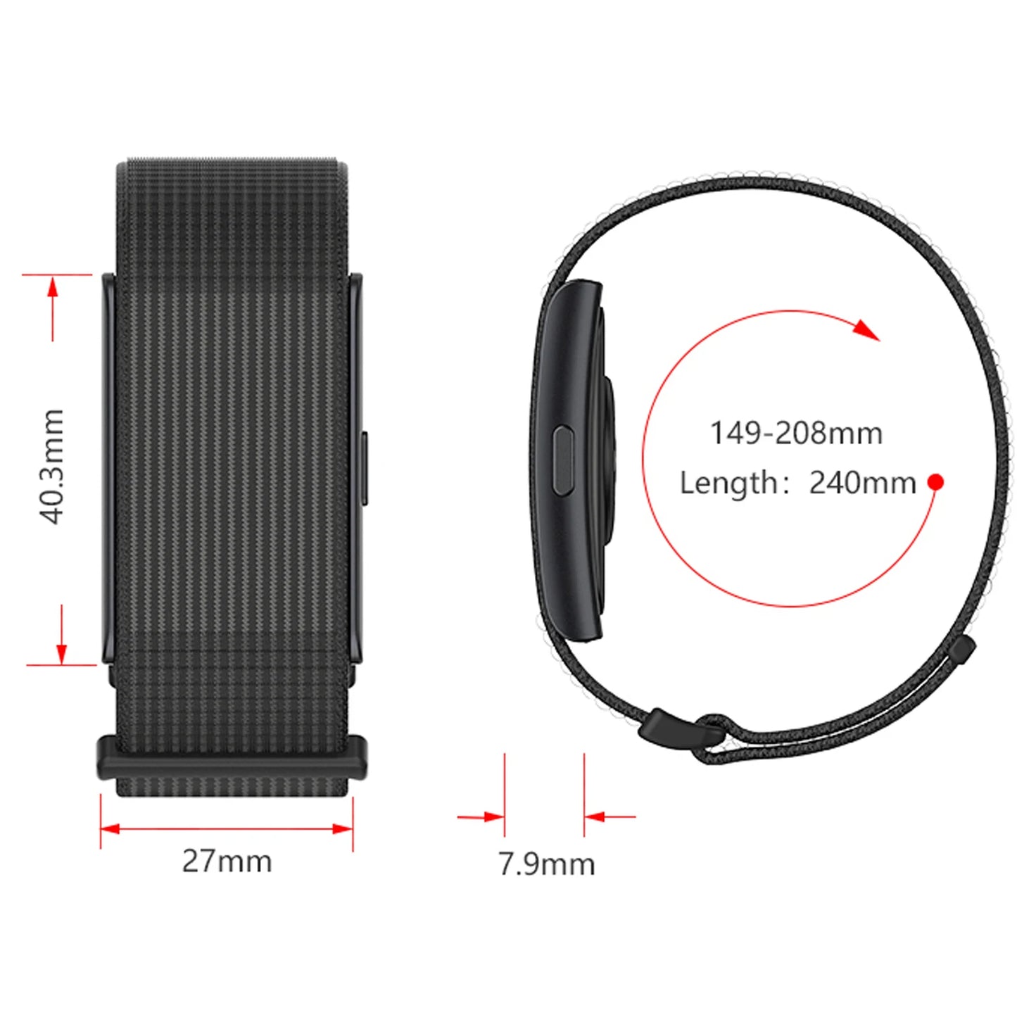 No Screen Smart Bracelt Men Women With Heart Rate Sleep AI Health Monitor Report Temperature Measurement Call Message Reminder