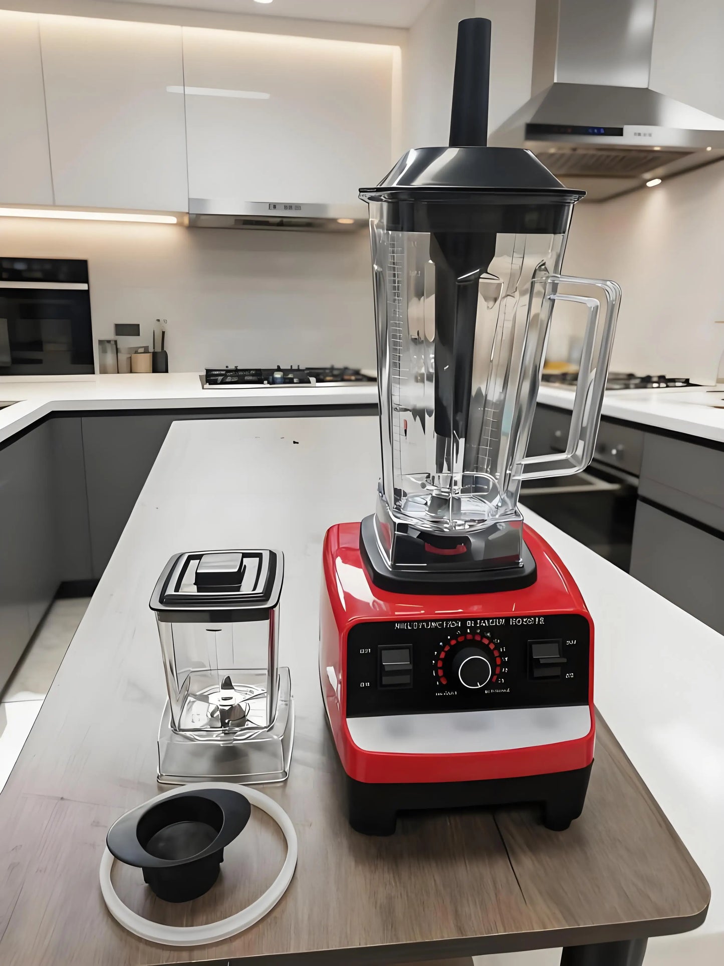 2-in-1 Professional Blender & Mixer - 2L High Power Ice Crusher, Smoothie Maker, Soy Milk & Food Processor for Home Kitchen