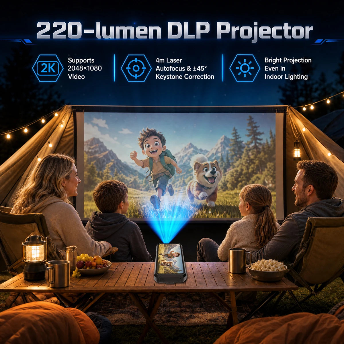 8849 TANK 5 Unihertz 2K Projector Rugged Smartphone eSIM AI Dimensity 9400e 3K AMOLED 17600mAh 220Lumens 18GB+512GB WiFi 7 NFC