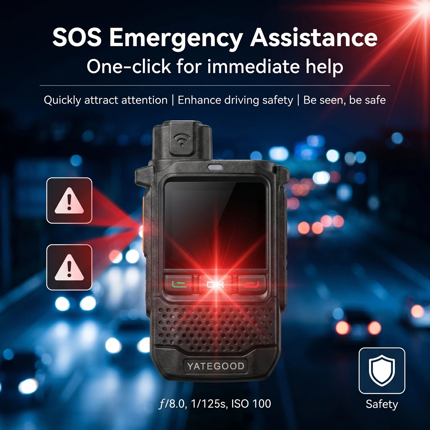 YATEGOOD Global G650 Walkie Talkie GPS 4G 5G 3G Long Standby Portable More than 5000KM Network 4G 5G