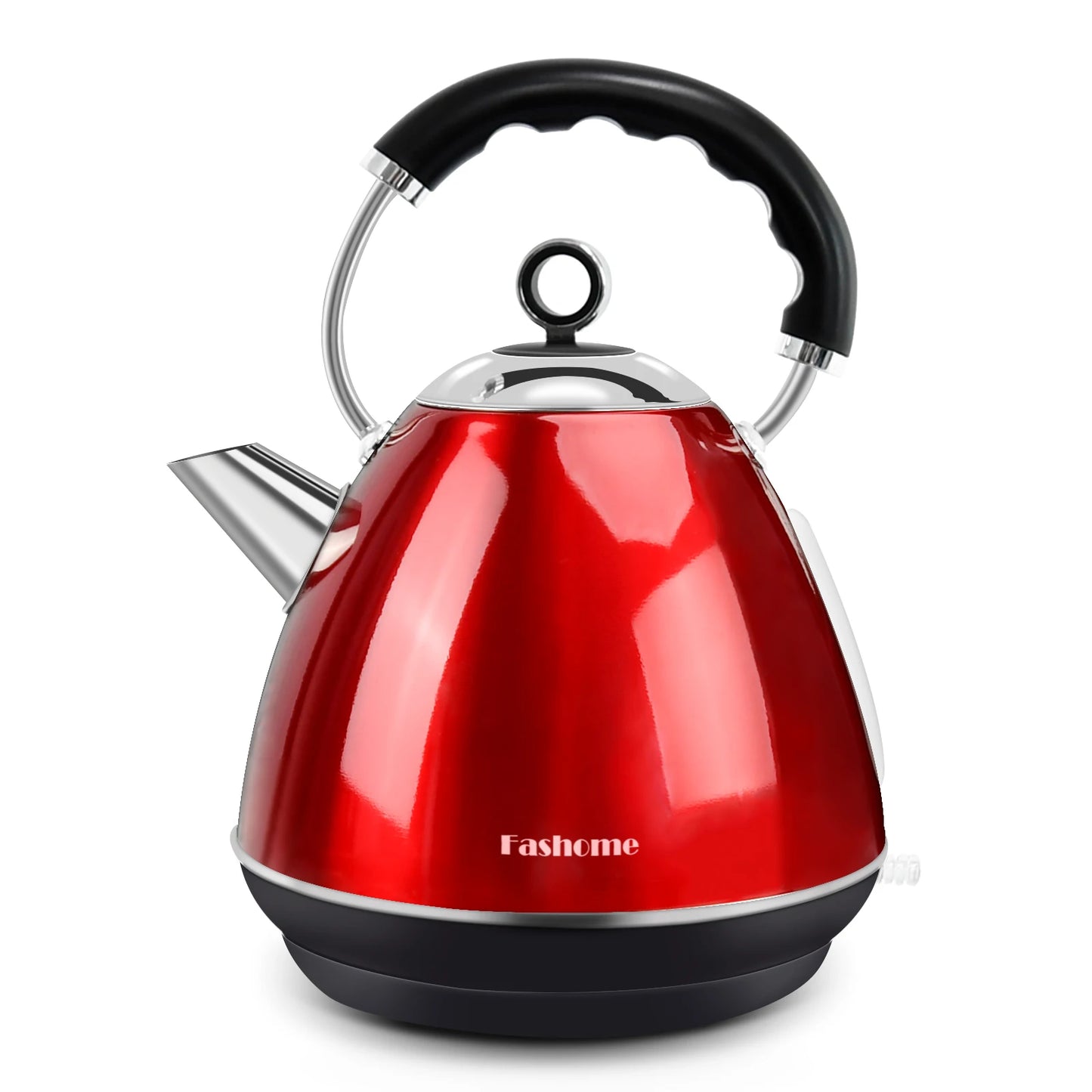 1.7L 120V Electric Kettle Stainless Steel Durable Rust-resistant Safe Auto Shut-off Kitchen Appliances for Home