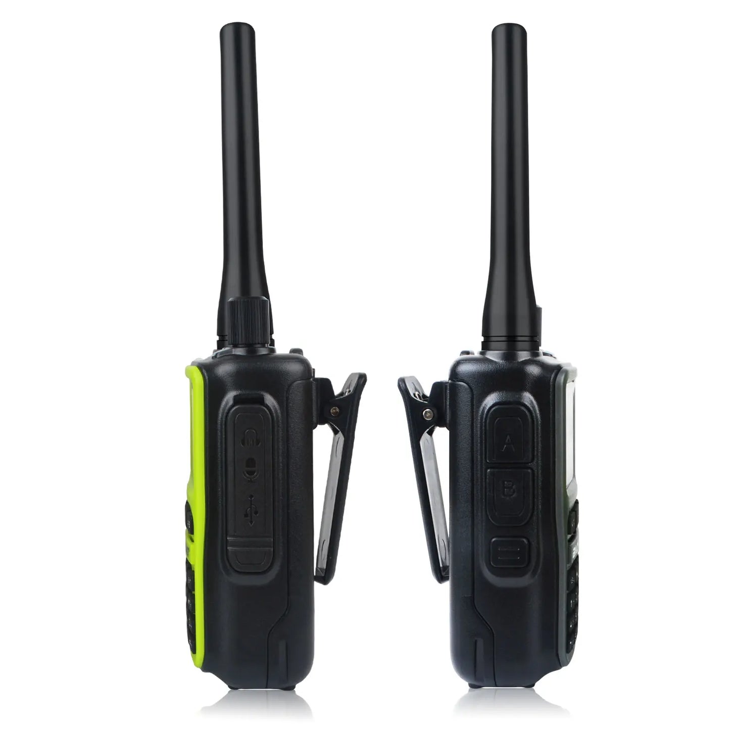 2PCS/Pack Baofeng UV-5R Mini Dual Band Dual PTT Walkie Talkie 5RMINI Air Band Rx 5W Compact  VOX FM Amateur Radio Type-C Charge