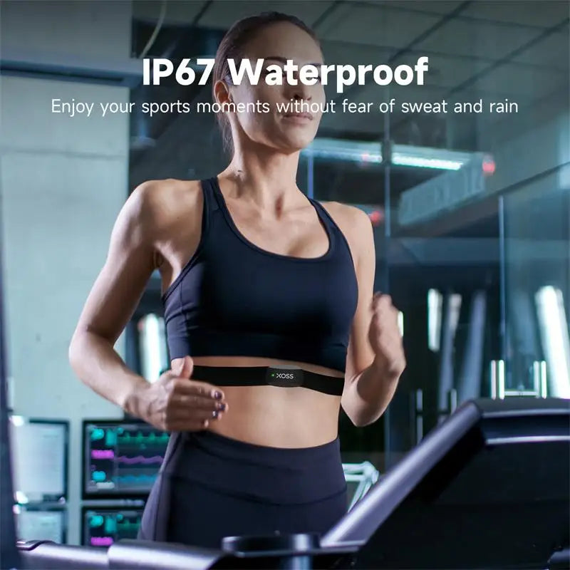 XOSS X2 Chest Strap Heart Sensor HRM Monitor Bluetooth ANT+ Wireless Smart Bicycle Sensor Health Fitness for  Cycling, Running