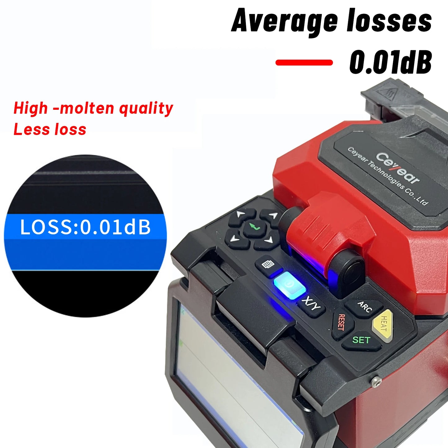 Ceyear6481B1+ Fiber Optic Fusion Machine Professional Optical Communication Equipment for Efficient Connectivity
